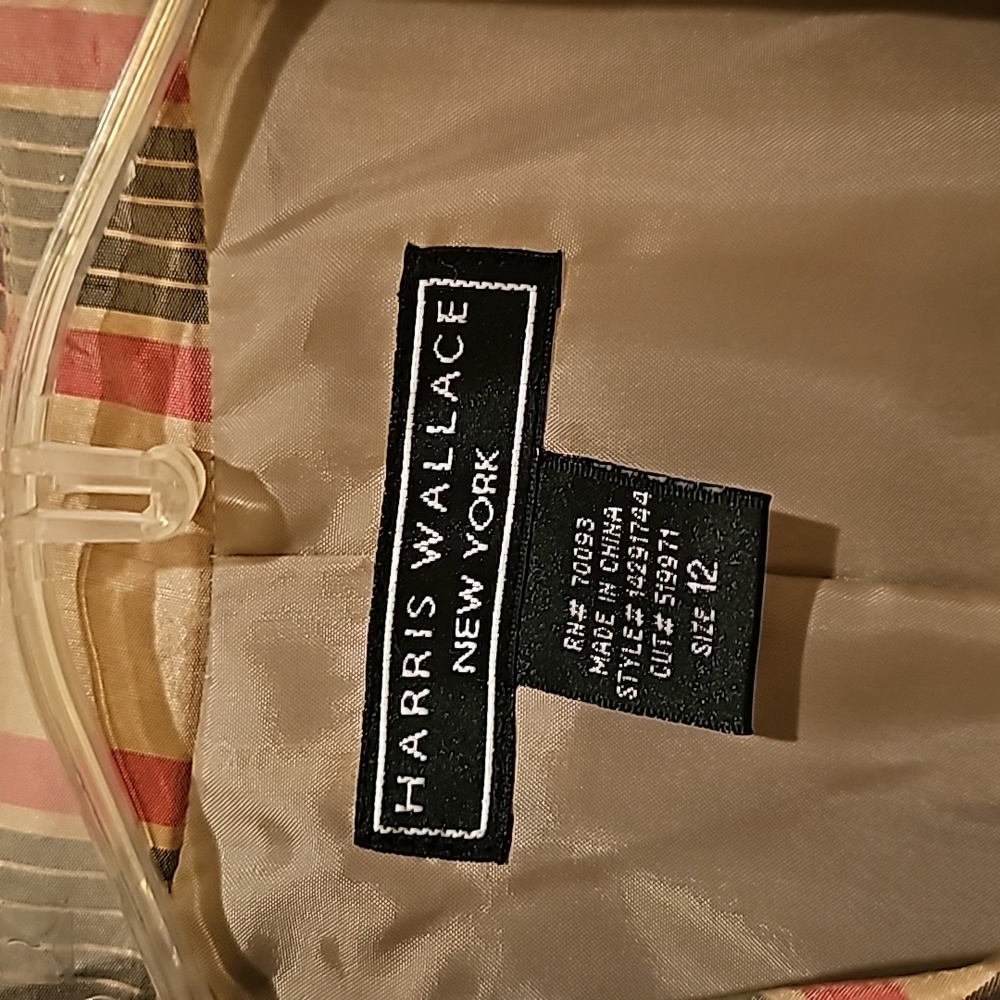 Harry Wallace New York Women's Silk Trench - Picture 2 of 4